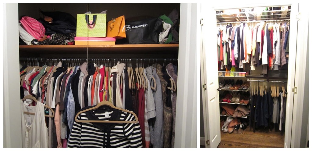 closet remodel Just a Touch of Gray