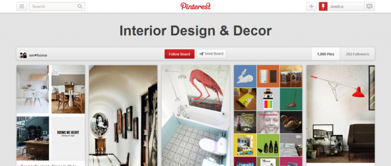 interior design and decor pinterest board