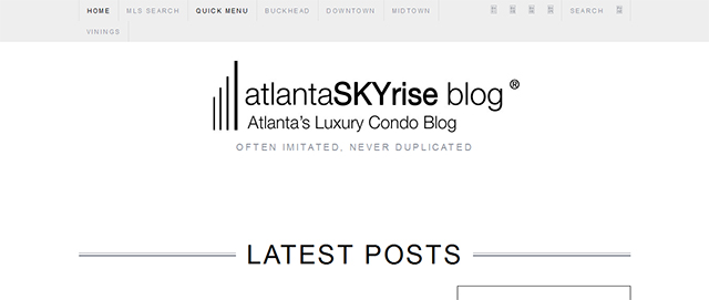 atlantaskyrise condo real estate blog