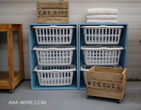 laundry basket dresser free plans