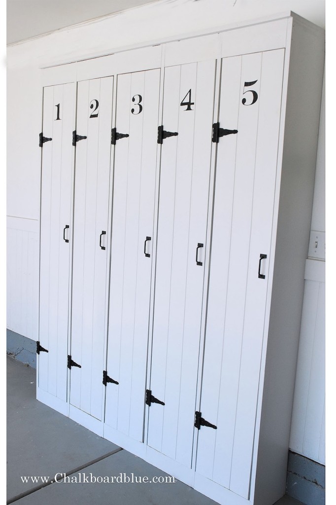 pottery barn lockers free plans