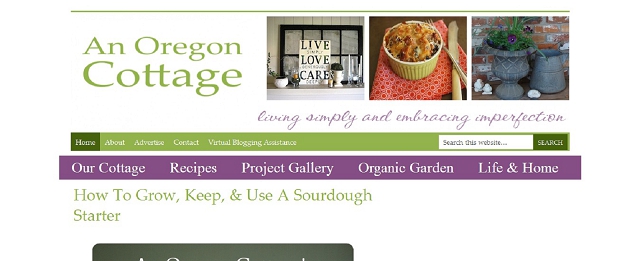 an oregon cottage home blog screen shot