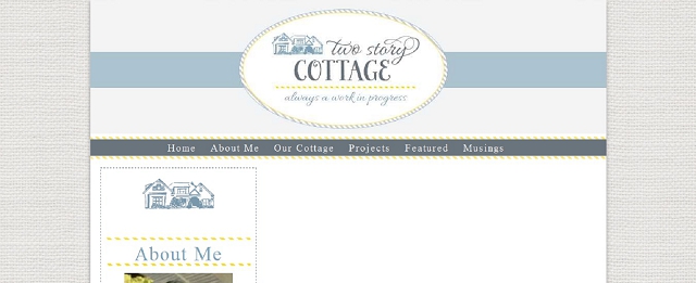 two story cottage home blog screen shot