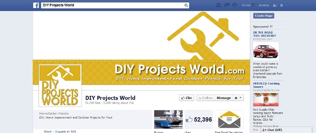 diy projects world home improvement facebook page screen shot best home improvement facebook pages