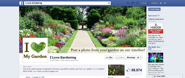 i love gardening facebook home improvement page screen shot facebook pages for home improvement