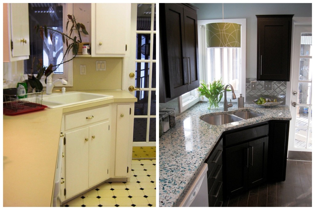 kitchen remodel before and after by DIY Network