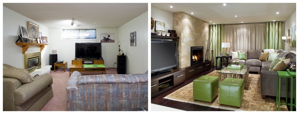 basement remodel by decorica