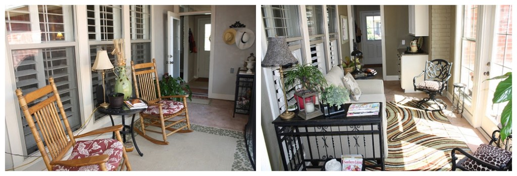 back porch remodel