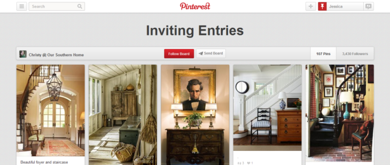 inviting entries pinterest board
