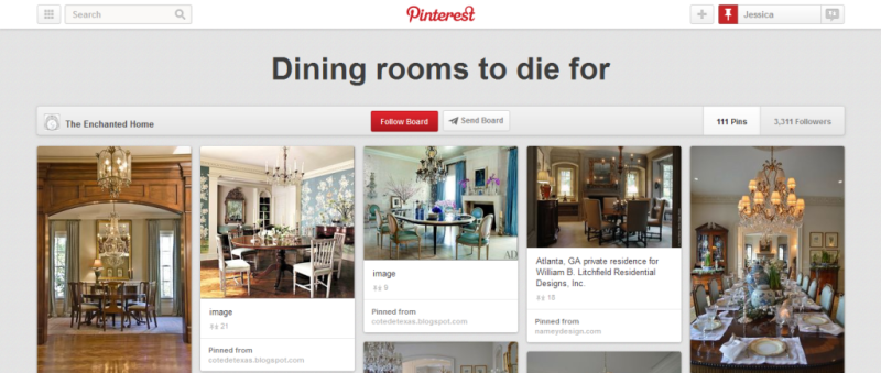 dining rooms to die for pinterest board