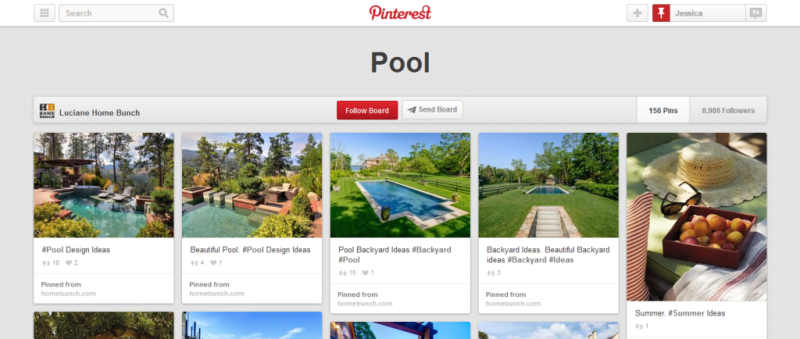 pool pinterest board