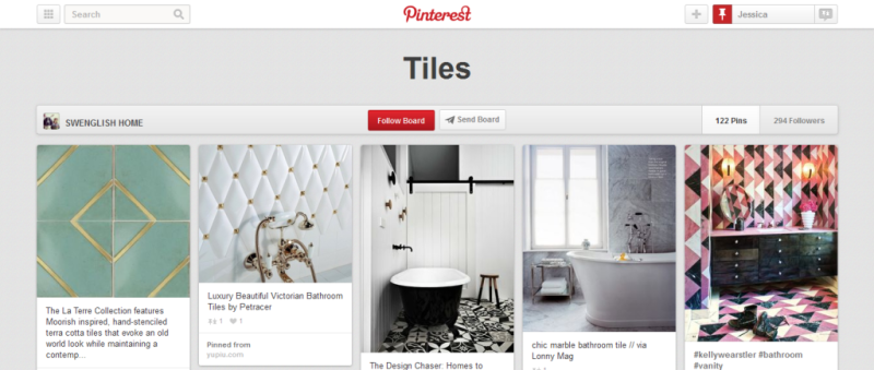 tiles pinterest board