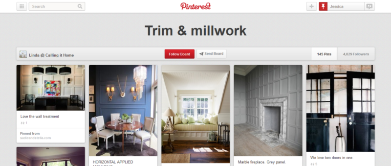 trim and millwork pinterest board