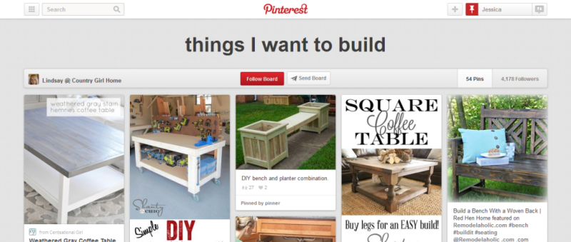 things I want to build home improvement pinterest board
