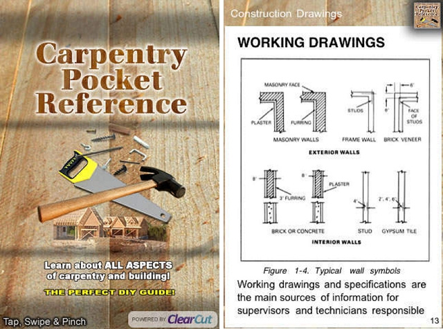 carpentry pocket reference home improvement app