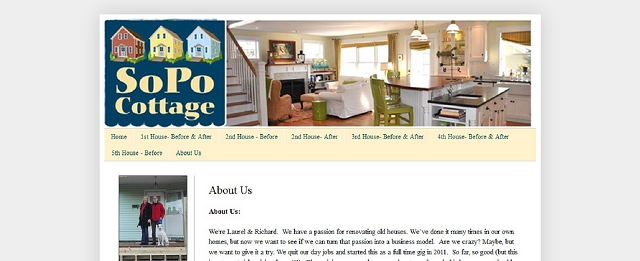 sopo cottage blog screen shot