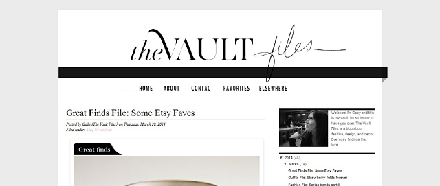 the vault files blog screen shot interior design resource