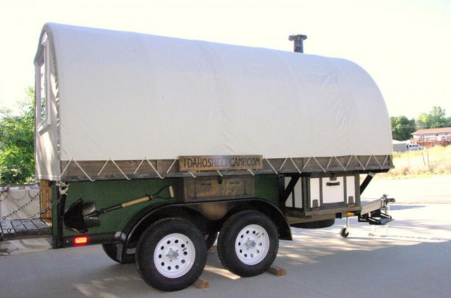 idaho sheep camp wagon portable homes