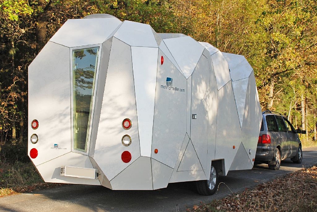 modern mobile caravan