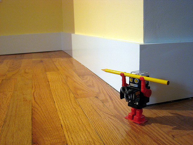 wood floor maintenance (photo by https://www.flickr.com/photos/plutor/)