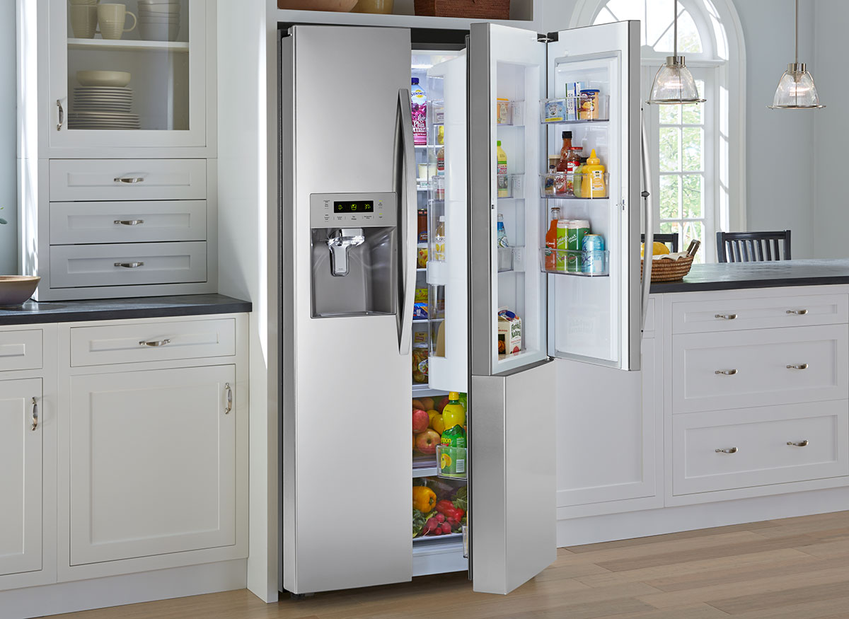 side by side refrigerator popular aging in place remodeling projects