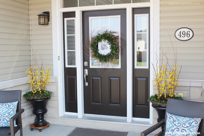 put a wreath on your front door 39 ways to improve the curb appeal of your home