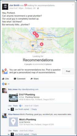 Facebook Home Repair Recommendation