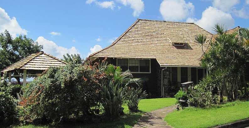 Hawaiian home front lawn