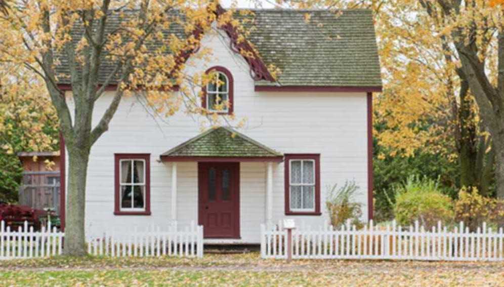 front of home in Idaho