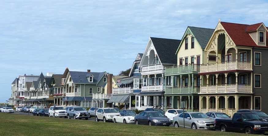 new jersey houses along street