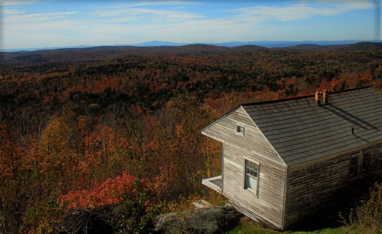 vermont home overlooking valley